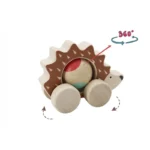 Eco Play Push Along Spinning Hedgehog – Sustainable Fun for Little Explorers - Image 2