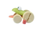ECO PLAY wooden push along frog toy
