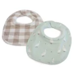 Provincial 2pk Dribble Bib set Olive, Taupe