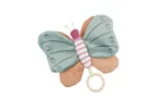 Butterfly baby teether toy with plush comforter