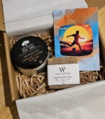 Mens self care gift box grooming set for active men