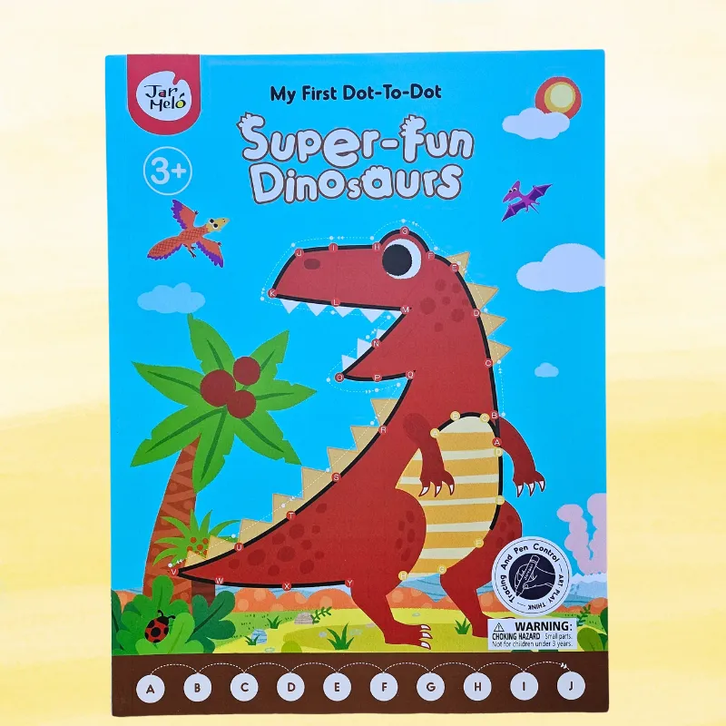 super fun dinosaur dot book