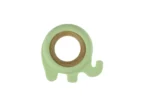 Silicone elephant teether green BPA free