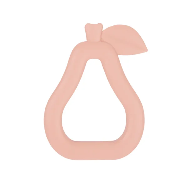 silicone peach teether