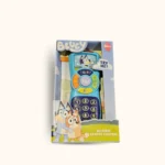 Bluey My First Remote Control in original blue packaging with a 6M+ age rating label.