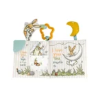 Guess How Much I Love You Baby Soft Book with an orange star clip